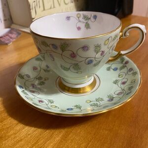 Tuscan Fine English Bone China Tea Cup and Saucer